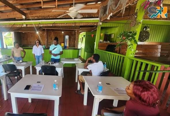 Participants at an SHRA Ascend workshop in an open-air venue
